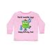 Inktastic This Lil' Monster Says, Happy Birthday, Dad Toddler Long Sleeve T-Shirt Unisex