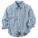 Carters Baby Clothing Outfit Boys Long Sleeve Gingham Woven Shirt Navy