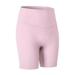 Women Workout Shorts High Waist Bike Shorts, Yoga Running Jogging Fitness Training Hiking Compression Exercise Shorts,Tummy Control Sports Active Short Pants,Pink XXS-L