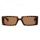 Sunglass Metal Square Border Retro Fashion Personality Jelly Color Sunglasses Eyewear 6 types