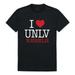 I Love UNLV University of Nevada Las Vegas Rebels T-Shirt Black XX-Large