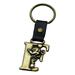 Mickey Mouse Letter F Disney Brass Keychain