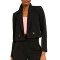 Women's Jacket Cropped Double Breasted Notch 8