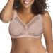 Just My Size Women's Plus Size comfort shaping jacquard wire free bra, Style 1Q20