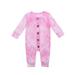 Farrubbyine8 Newborn Baby Boy Girl Romper Breasted Jumpsuits Summer Outfit