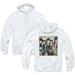 Bon Jovi Framed (Back Print) Adult Zipper Hoodie Sweatshirt White