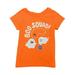 Infant & Toddler Girls Orange Halloween Trick or Treat Ghost Boo T-Shirt