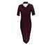 G.I.L.I. got it love it Dress Sz S Knit Elbow Length Sleeve Dark Purple A310070