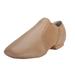 Linodes (Tent Leather Upper Jazz Shoe Slip-on for Women and Men's Dance Shoes Brown 8M