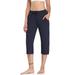 Colisha Women Workout Jogger Jersey Pant Pocket Yoga Activewear Capris Running Gym Crop Legging Soprt Fitness Lounge Sweatpant