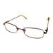 Converse Mens Opthalmic Eyeglass Modified Rectange Did Too Brown. 47mm