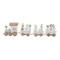 Shop LC Christmas Themed Wooden Train Ornaments Decorations Playing Toys Merry Xmas Gifts for Kids