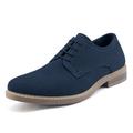 Bruno Marc Men's Suede Leather Dress Oxfords Shoes Casual Lace Up Wing Tip US Sneakers LG19001M NAVY Size 13