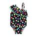 Baby Girls Swimsuit 2 Pieces/One Pieces Polka Dot Ruffled Swimwear