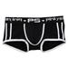 MIARHB Men Underwear Letter Printed Boxer Briefs Shorts Bulge Pouch Underpants Under wear