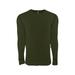 Next Level, The Adult Long-Sleeve Thermal - MILTRY GRN/ BLK - XL