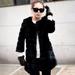 Thick Warm Fur Long Sleeve O-Neck Jacket Winter Fashion Women Faux Fur Furry Coat Outerwear Overcoat Plus Size