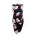 Calvin Klein Women's Floral Starburst-Pleated Sheath Dress