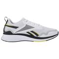 Mens Reebok RBK-Fusium Run Lite Shoe Size: 10 White - Black - Hero Yellow Running