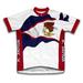 American Samoa Flag Short Sleeve Cycling Jersey for Women - Size XL