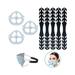 Inkach Washable 3D Face Mask Inner Support Frame,Adjustable Ear Strap Acces