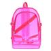 Zewfffr Women/Men PVC Clear Waterproof Backpacks Teen Hologram Schoolbags/Pink