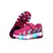 Avamo Roller Skates Light up Shoes with Double Removable Wheel Led Sport Sneaker for Boys Girls Kids Birthday Thanksgiving Christmas Day Best Gift