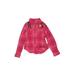 Pre-Owned Lucky Brand Girl's Size M Kids Long Sleeve Button-Down Shirt