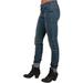 S&P Junior Women Stretch Denim Moto Skinny Jeans Vintage Wash Long Length Plus Size Available