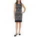 Mario Serrani Ladies Shift Dress (Black White Pattern, 8)