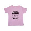 Inktastic Women Support Women Fist Bump Infant T-Shirt Unisex Pink 18 Months