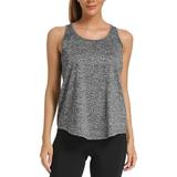 Veryke Womens Sleeveless Loose Fit Workout Tank Tops Racerback Sports Shirts for Gym Exercise Athletic Yoga, Gray, M-XXL