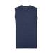 Russell Collection Mens V-Neck Sleevless Knitted Pullover Top / Jumper