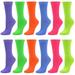 12 Pairs Womenâ€™s Colorful Crew Socks Patterned Novelty Fun Socks for Girls Cotton Casual Debra Weitzner
