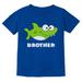 Tstars Boys Big Brother Shirt Gift for Big Brother Shark Shirt for Brother Graphic Tee Toddler Kids Birthday Gift Party Pregnancy Announcement Big Bro Gifts for Brother T Shirt