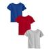 Awkward Styles Set of 3 Shirts for Boys Blue Red Grey T-Shirt Infant Tee Baby Boy T-Shirts Kids Shirt Short Sleeve Three Pack Brights Shirts