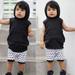 2PCS Newborn Baby Boy Girl Cotton Tops Shirt+Pants Outfit Tracksuit Clothes Set