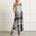 Women's Tie-Dye Split Irregular Hem Sleeveless Casual Popular Dress