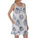 Women's La Cera 1211C 100% Cotton Flouncy Short Dress