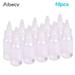 Aibecy Box of 10-Each 1.2-Ounce(35cc) Airbrush Bottles Paint Storage Bottles PP Jar and Cover with Scale Line Leak-proof for Dual-Action Siphon Feed Air Brush Airbrushing Accessories