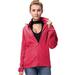 Fashion Womens/Mens Outdoor Lightweight windbreaker Jackets Waterproof Rain Coat Outwear Zip-Up Long Sleeve Hoodie Sport Windbreaker
