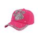 Bluelans Baseball Capï¼ŒFashion Shiny Rhinestone Paw Baseball Cap Women Sun Hat Hip Hop Sports Snapback