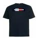 Mens TOMMY HILFIGER Box RWB Logo ORGANIC COTTON SHORT SLEEVE Tee NAVY (SMALL)