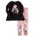 Jojo Siwa Sharkbite Graphic Tee and Legging, 2-Piece Outfit Set (Little Girls & Big Girls)