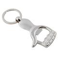 Papaba Keychain Bottle Opener,Silver Color Thumb Up Hand Keychain Key Ring Beer Bottle Opener Key Chain Gift