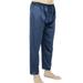 LELINTA Mens Silk Satin Frilly Pajamas Pyjamas Drawstring Lounge Pants Long Bottoms with Drawstring