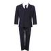 Rain Kids Baby Boys Navy Straight Jacket 5 pc Special Occasion Suit Set