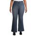 A3 Denim Women's Plus Size High Rise Flared Trouser Jeans