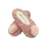 LUXUR 1-2 Pair Ladies Ballerina Slippers Ladies Ballet Slippers Warm Non Slip Shoes