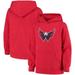 Washington Capitals Fanatics Branded Youth Primary Logo Pullover Hoodie - Red